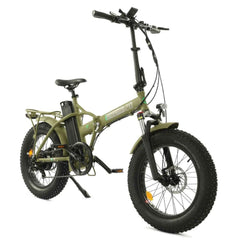 Ecotric Fat 20 Portable and Folding Fat Tire Electric Bike - Green